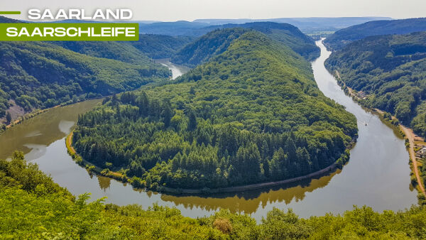 Saarschleife – Saarland & Pfälzer Wald Saarschleife – Saarland & Pfälzer Wald